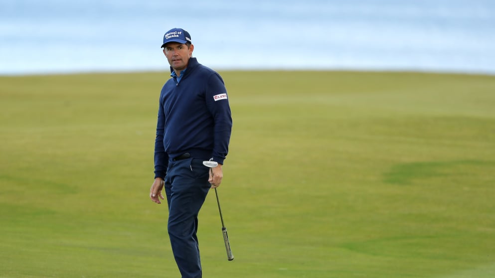 Padraig Harrington during day one of the 2018 Alfred Dunhill Links Championship