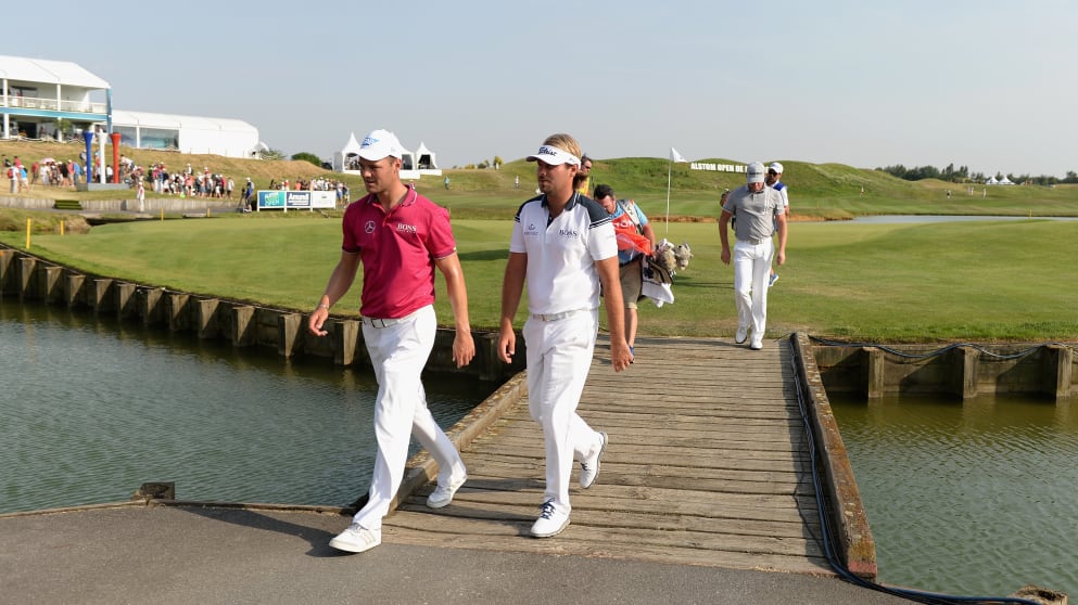 Martin Kaymer and Victor Dubuisson
