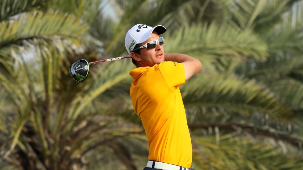 Sebastien Gros during his first round in Abu Dhabi