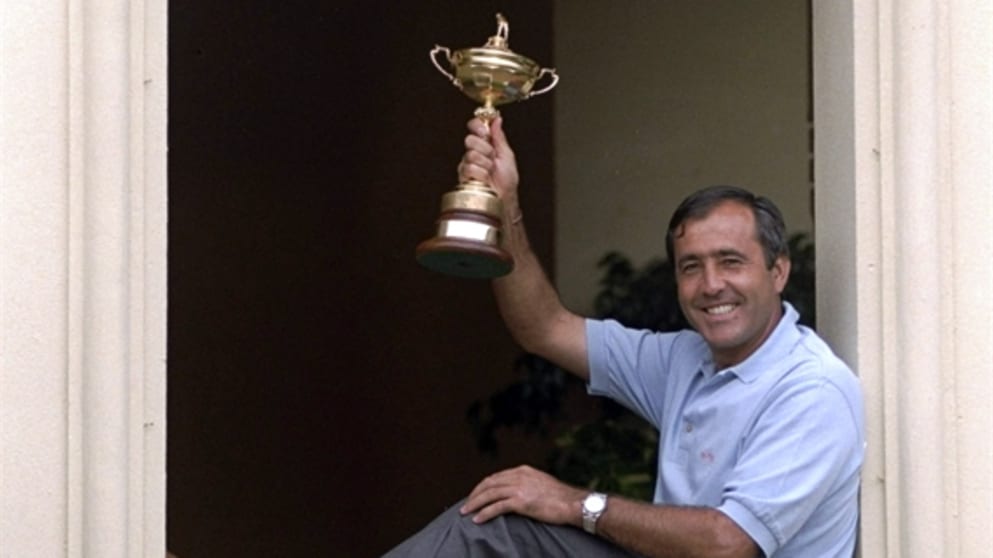 Seve Ballesteros - in 1997 after captaining Europe to Ryder Cup victory