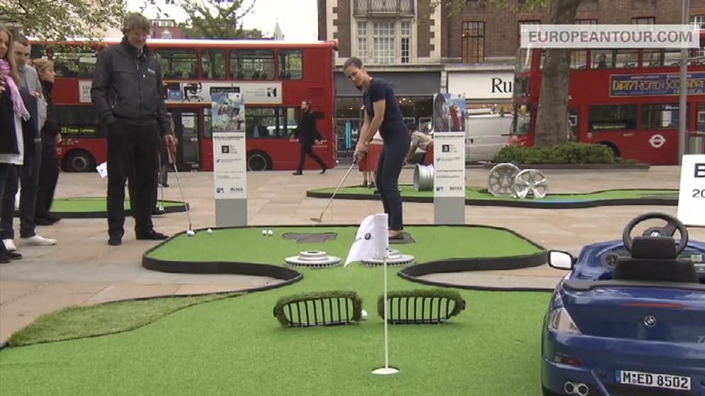 Kirsty Gallacher launches the BMW PGA ‘Performance Putting Challenge’ 