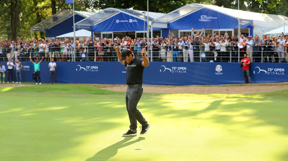 Francesco Molinari at the Italian Open