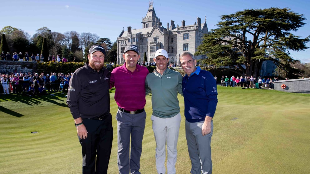 Shane Lowry, Padraig Harrington, Rory McIlroy and Paul McGinley