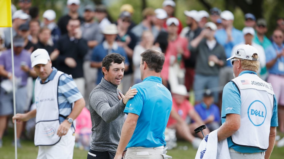 Rory McIlroy and Zach Johnson