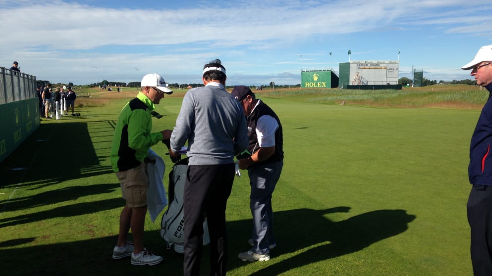 Jean van de Velde and Ian Woosnam
