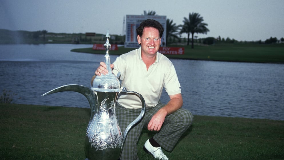 Eamonn Darcy won the Omega Dubai Desert Classic in 1990