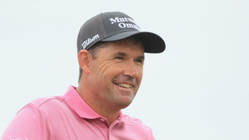 Padraig Harrington ahead of the ASI Scottish Open