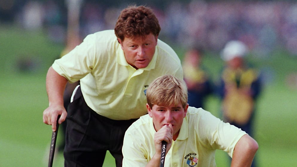Peter Baker and Ian Woosnam at The Ryder Cup