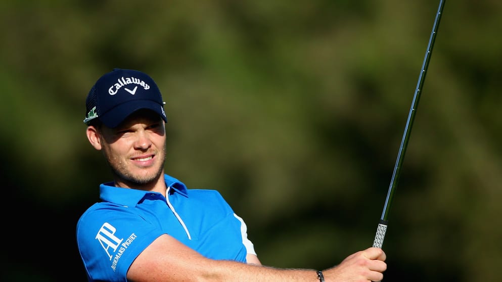 Danny Willett ahead of the Omega Dubai Desert Classic
