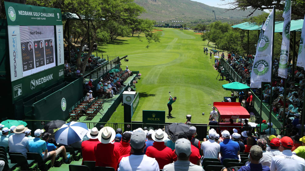 Tyrrell Hatton on the at the Nedbank Golf Challenge