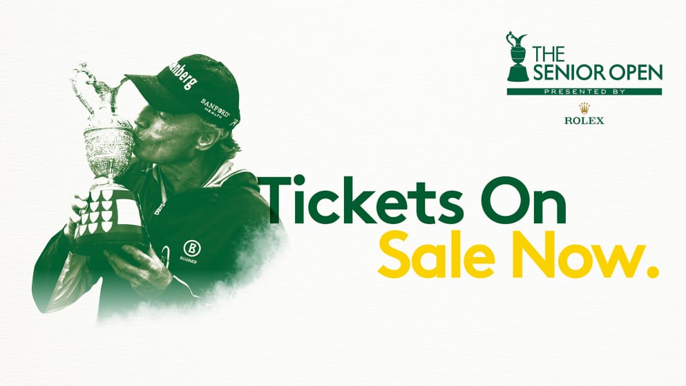 Senior Open - Tickets on Sale 16x9