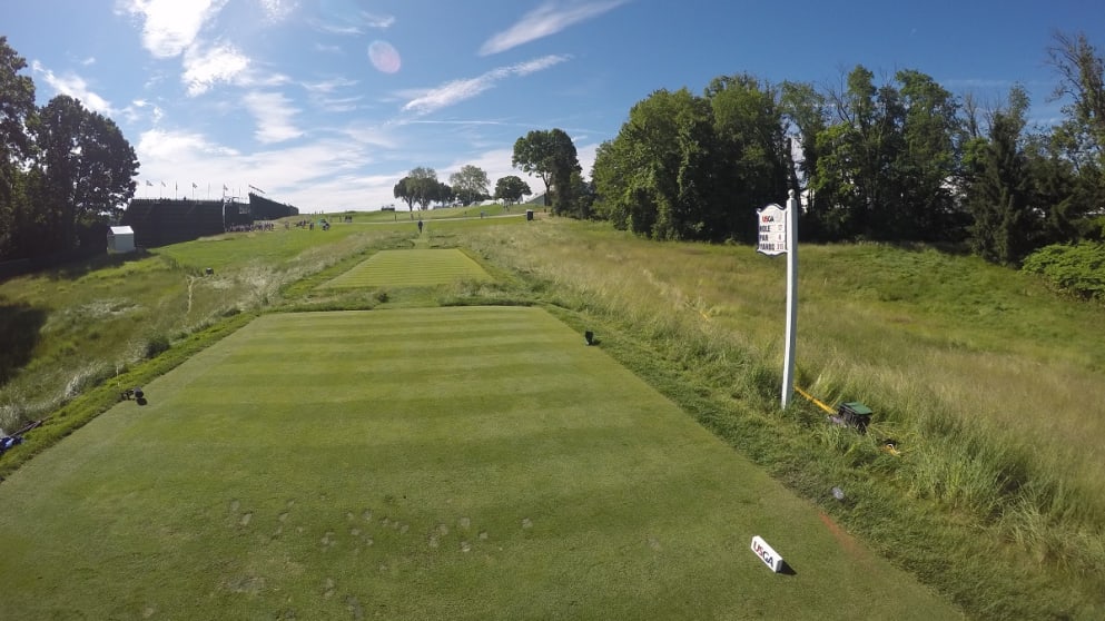 The 17th hole - Oakmont CC