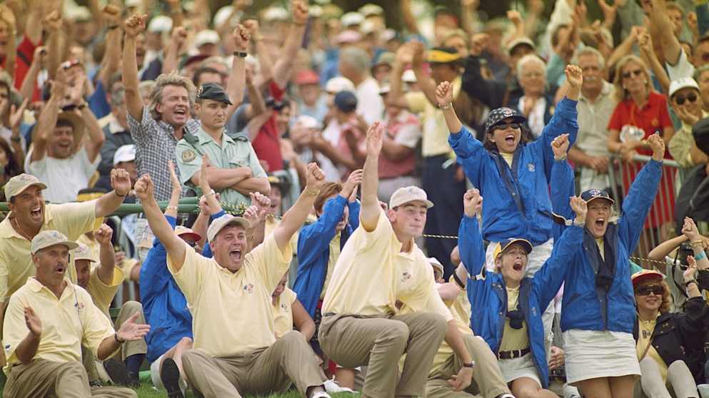 Thomas Bjørn at the 1997 Ryder Cup