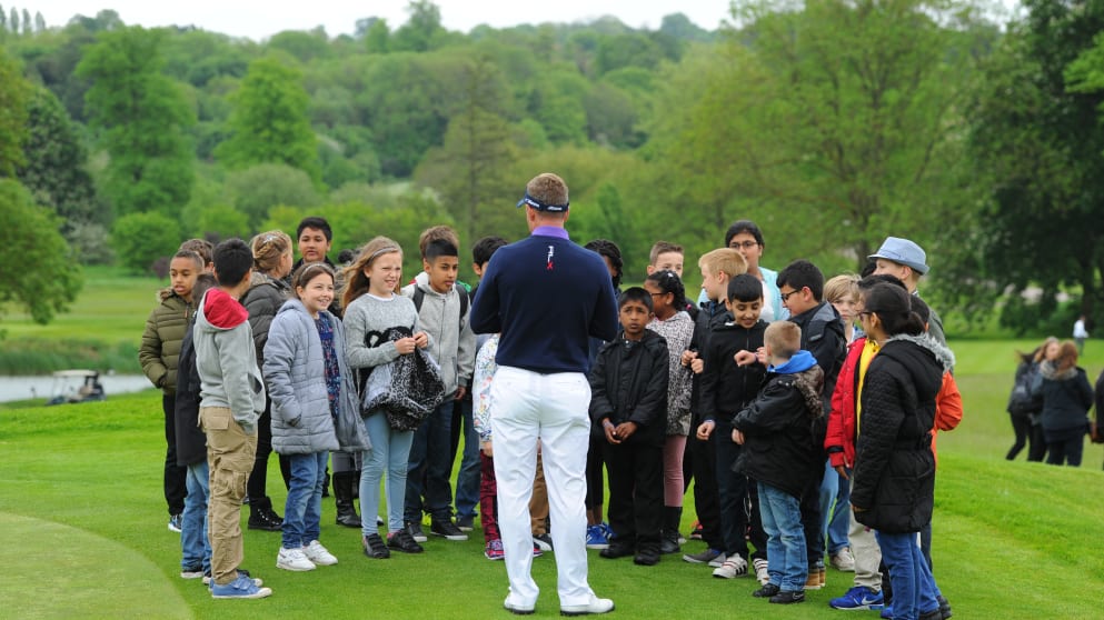 Luke Donald at the Grove