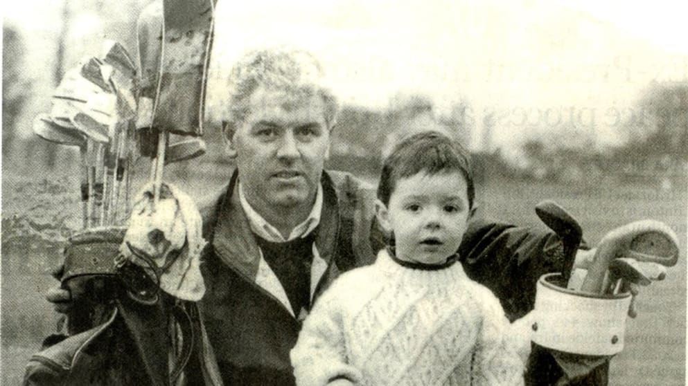 Rory McIlroy with his Dad, Gerry