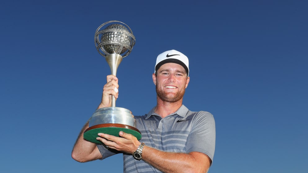 Lucas Bjerregaard claimed his first European Tour win in Portugal