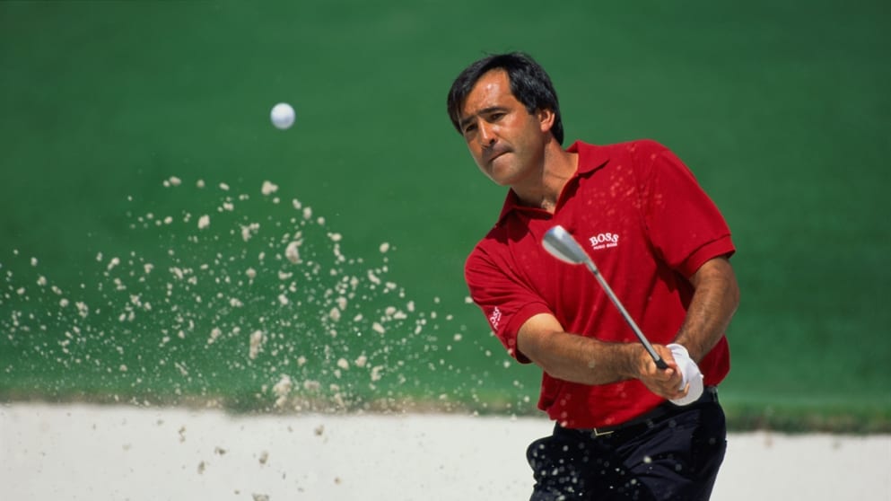 Seve Ballesteros in action