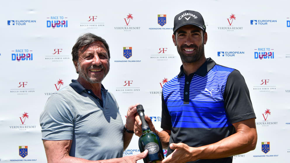 Sir Rocco Forte and Alvaro Quiros