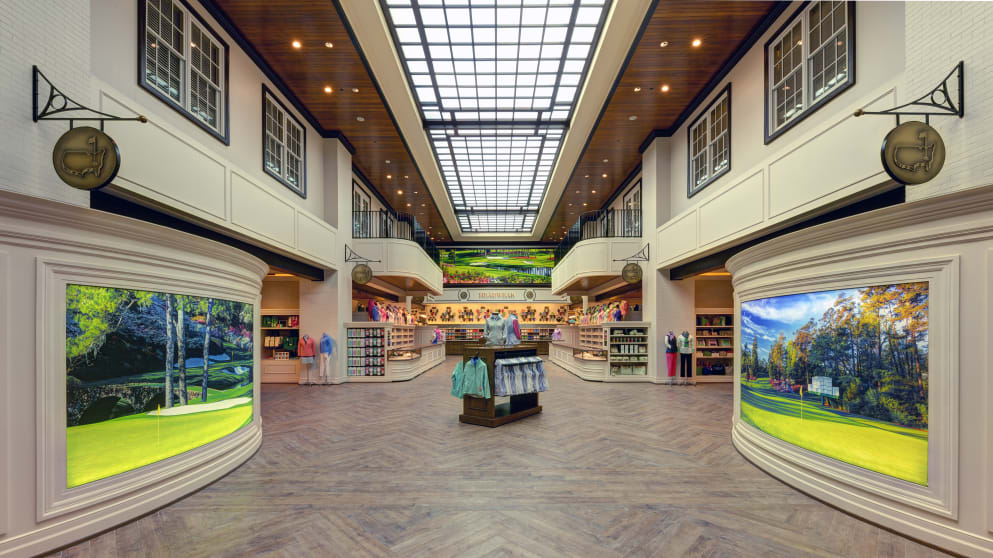 Inside the new Masters Main Golf Shop