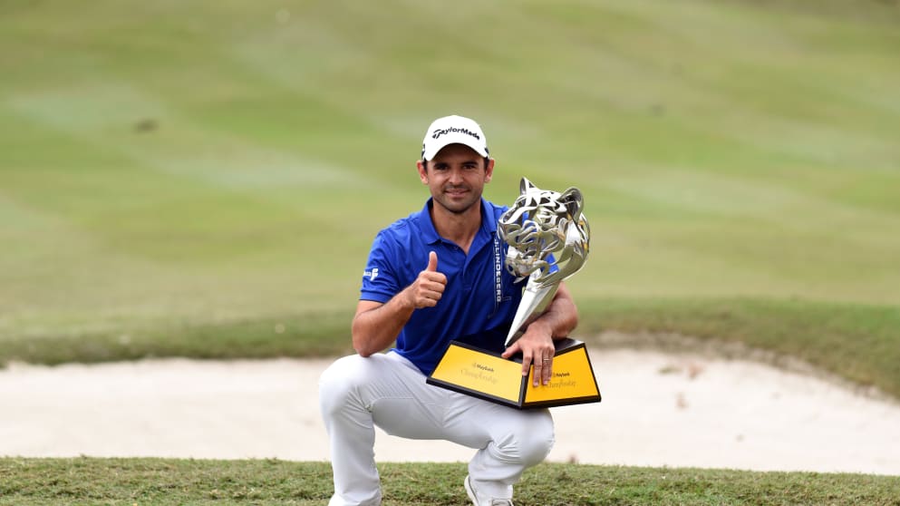 Fabrizio Zanotti celebrates his Maybank Championship win