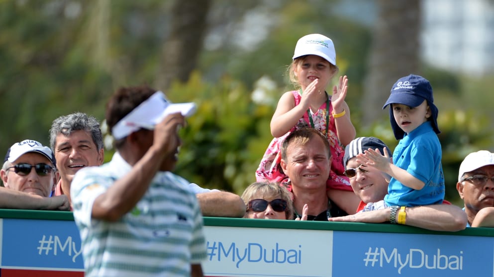 Young fans in Abu Dhabi