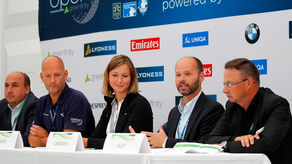 European Tour Green Drive and Greenfinity press conference