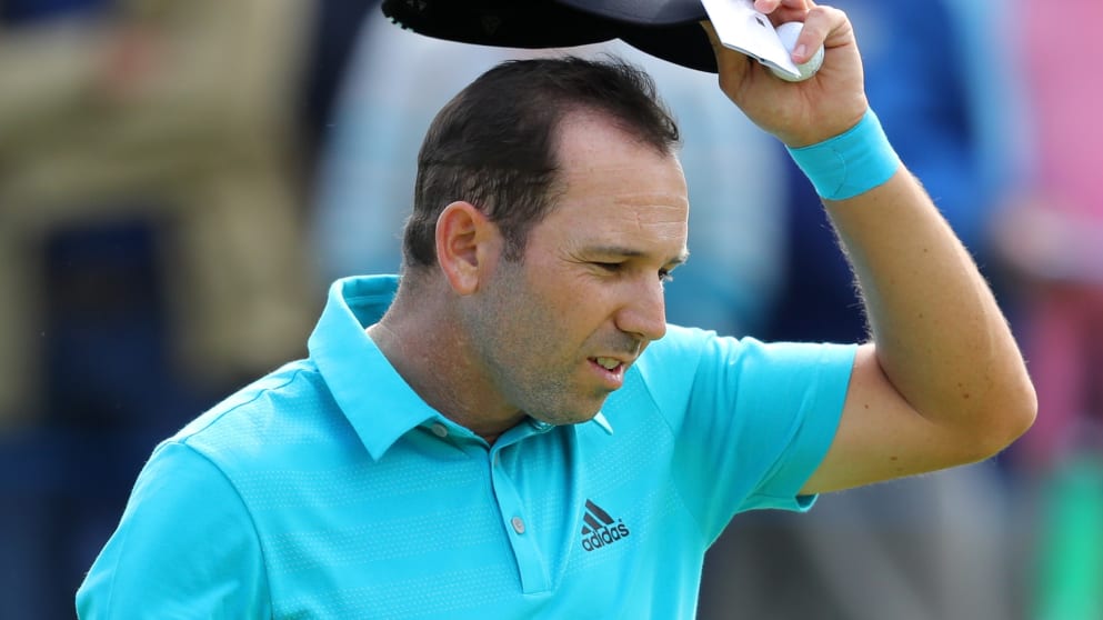 Sergio Garcia during the opening round of the 2017 Andalucia Valderrama Masters