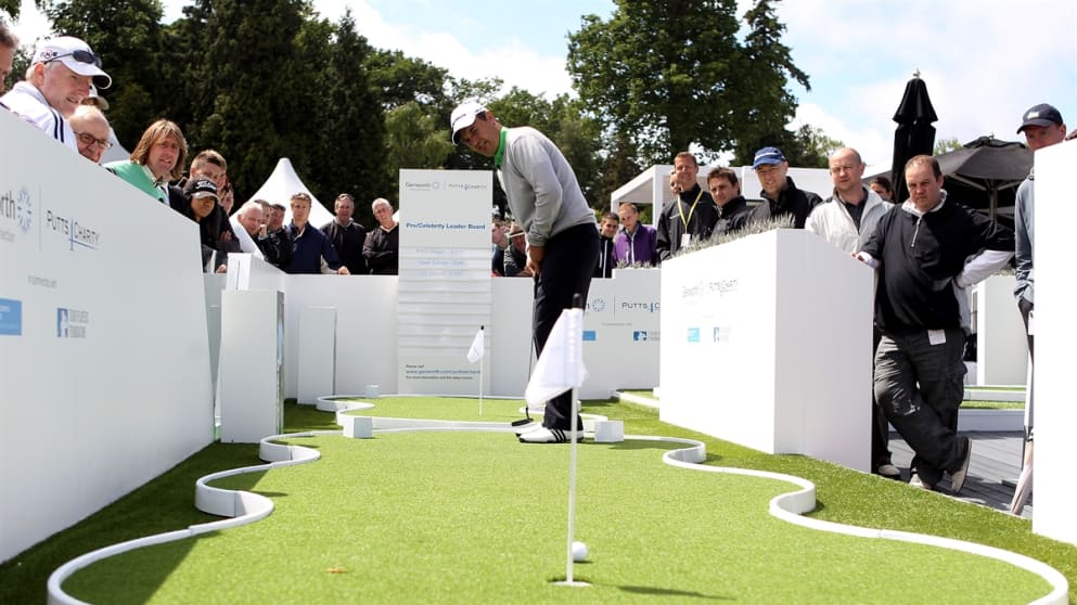 Simon Khan Genworth Putt for Charity