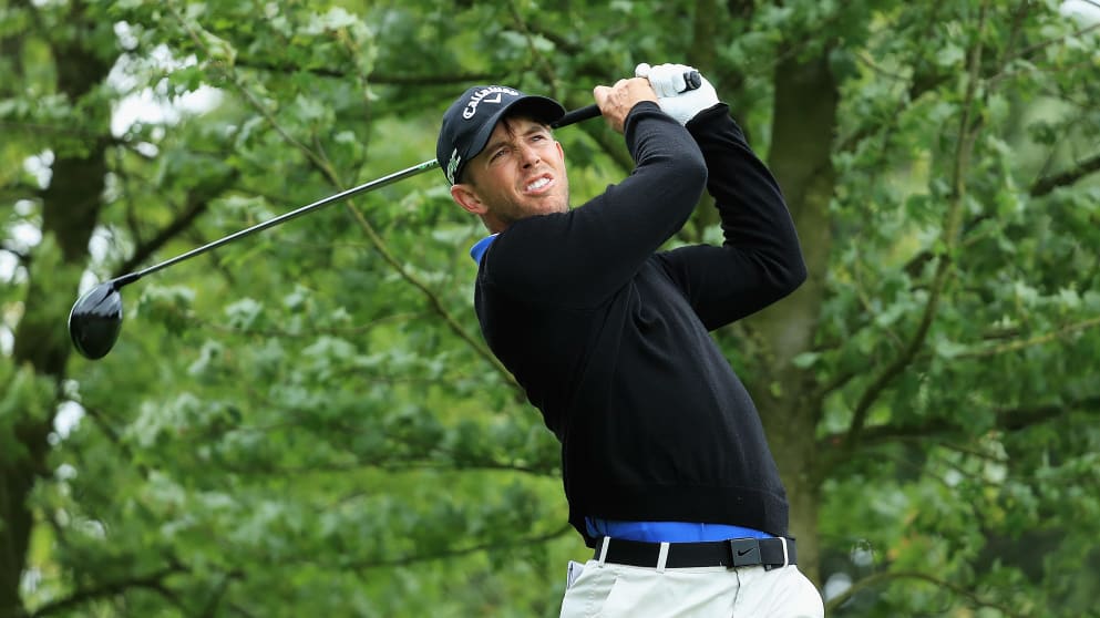 James Erkenbeck uses driver