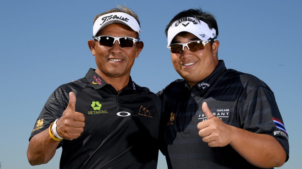Thongchai Jaidee and Kiradech Aphibarnrat