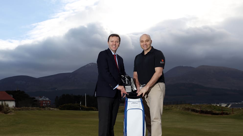 James Finnigan, Irish Open Commercial Director, with Gary Disley, Marketing Director, eircom Business Solutions