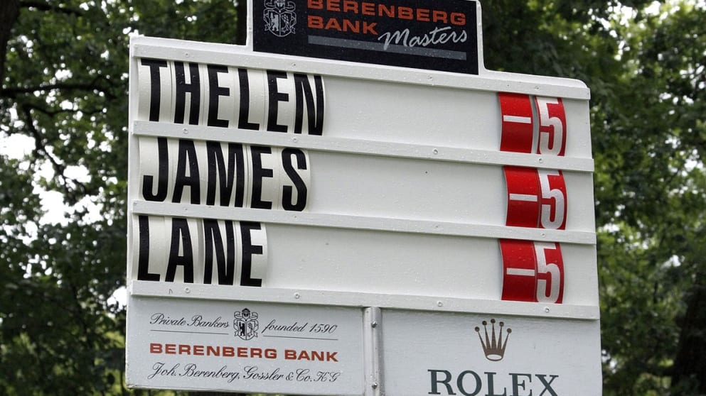 The final threeball set off