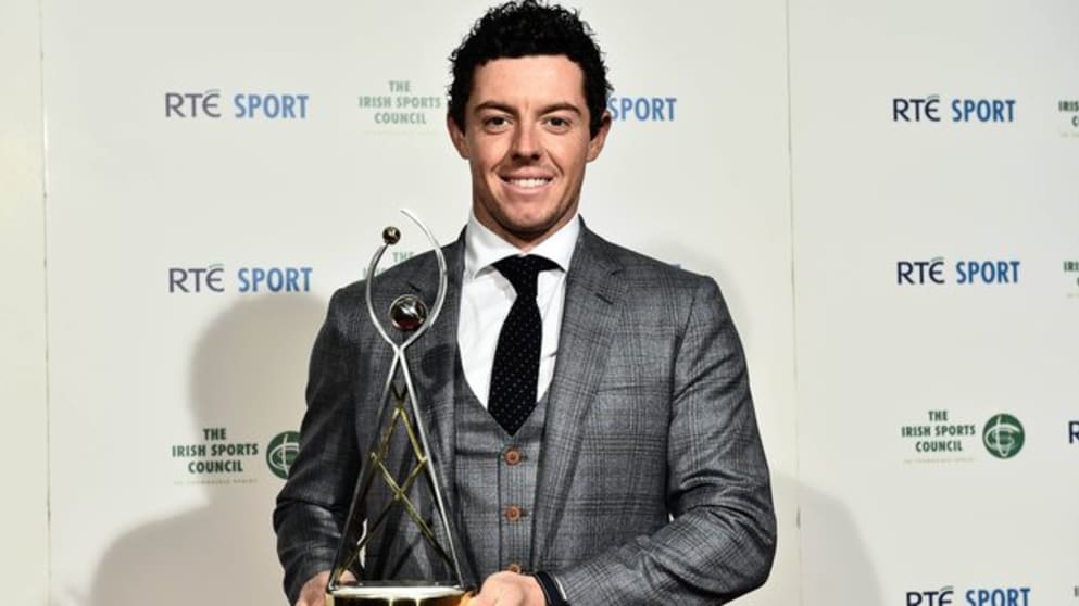 Rory McIlroy named RTE Sport - Person of the Year (copyright RTE)