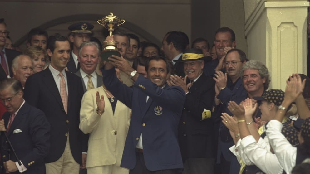 Seve at the 1997 Ryder Cup at Valderrama