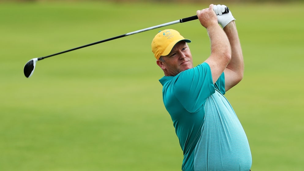 Marcus Fraser during his opening round in Rio