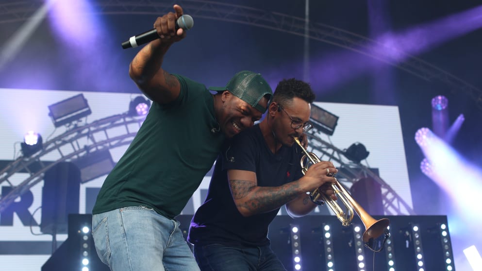 Rudimental - on the main stage at Wentworth