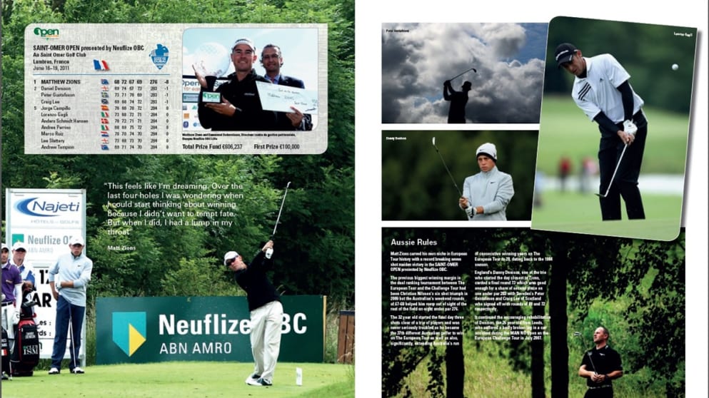 Matthew Zions claimed a comprehensive seven shot victory in the 2011 tournament.