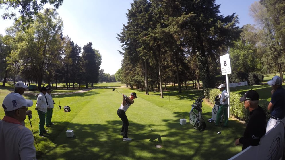 The eighth hole at Club de Golf Chapultepec