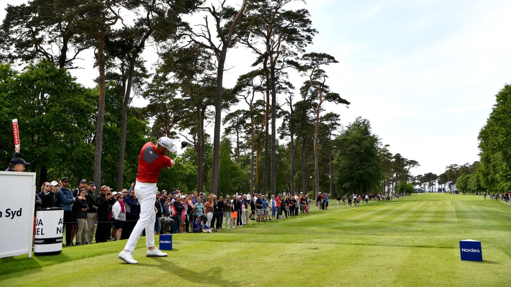 Chris Wood during the Nordea Masters