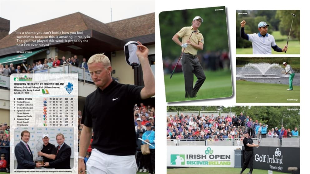 Simon Dyson won the 2011 Irish Open by one shot.