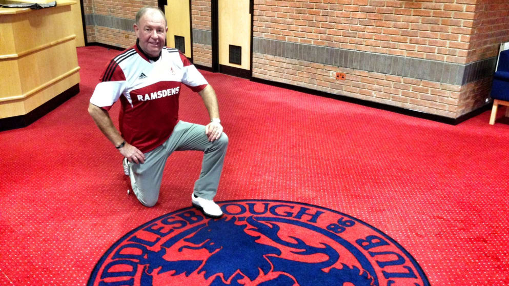 John Harrison at the £7m MFC training complex at Rockliffe Hall, home to this week's English Senior Open
