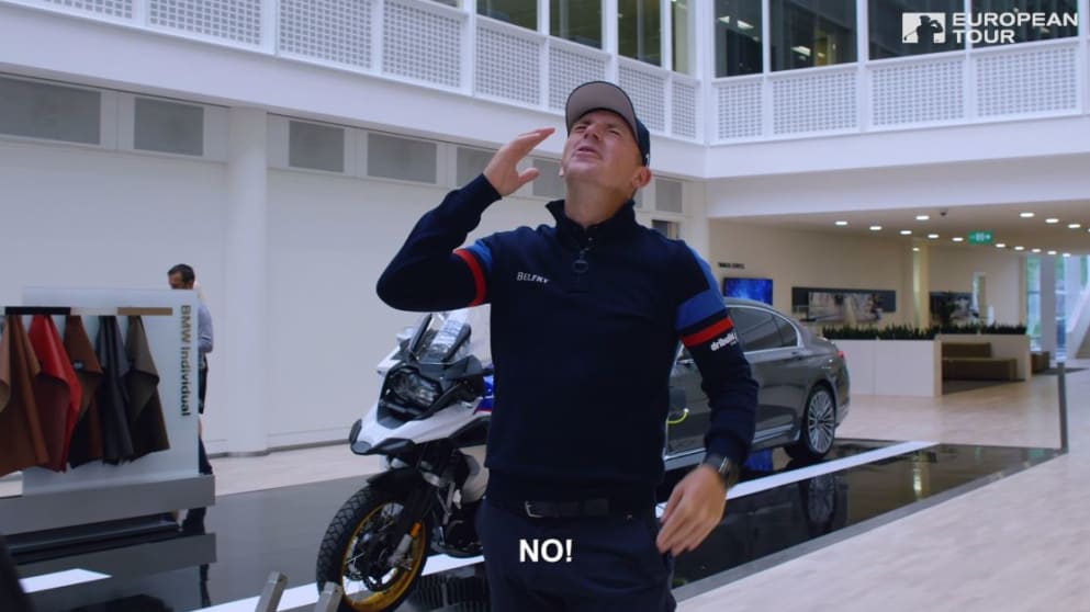 Eddie Pepperell in epic prank on Matt Wallace