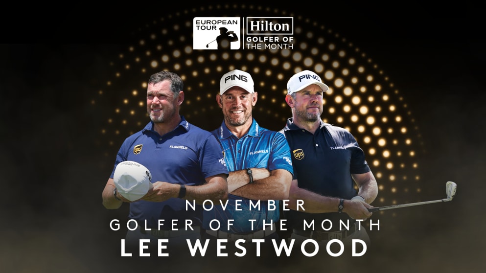 Lee Westwood - November Hilton Golfer of the Month