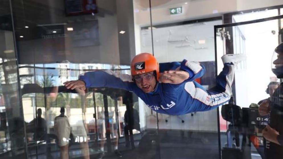 Jordan Smith skydiving