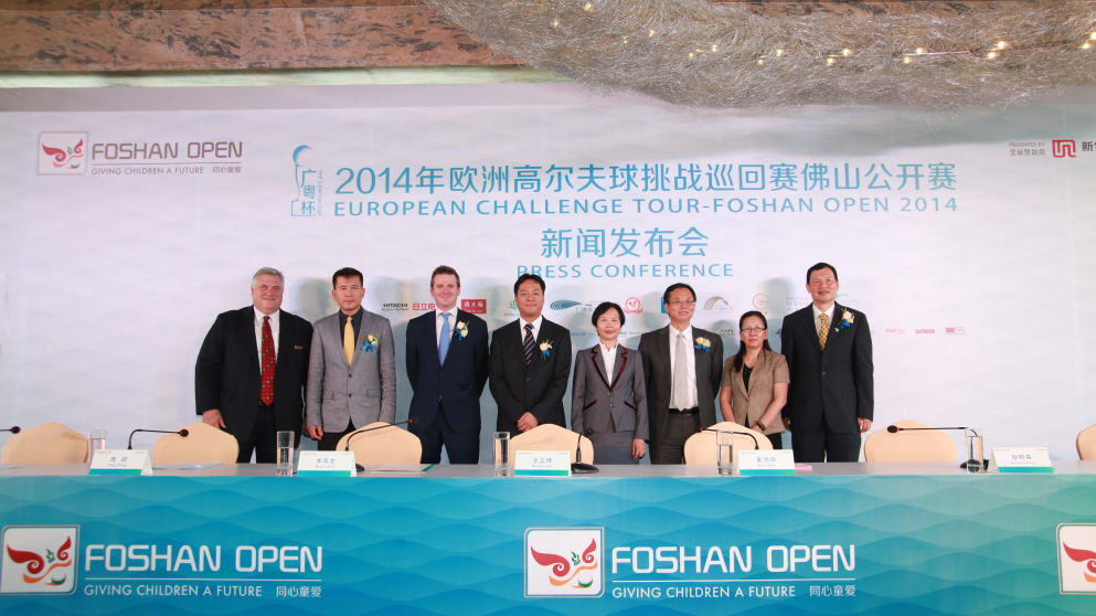 Dignitaries launch The 2014 Foshan Open