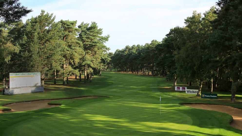 The 18th hole of the Duke's Course 