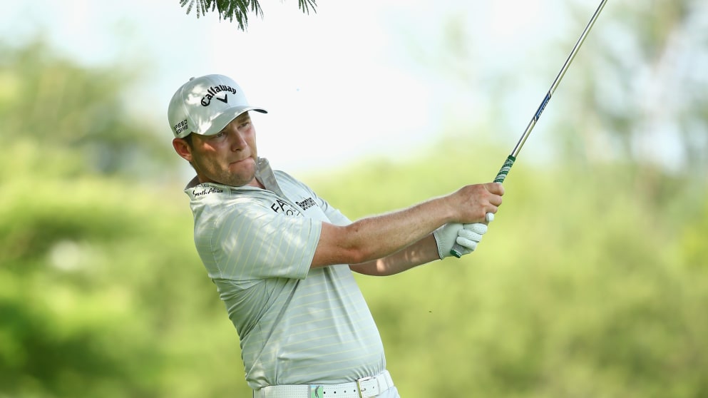 Branden Grace - the first round leader on 10 under par