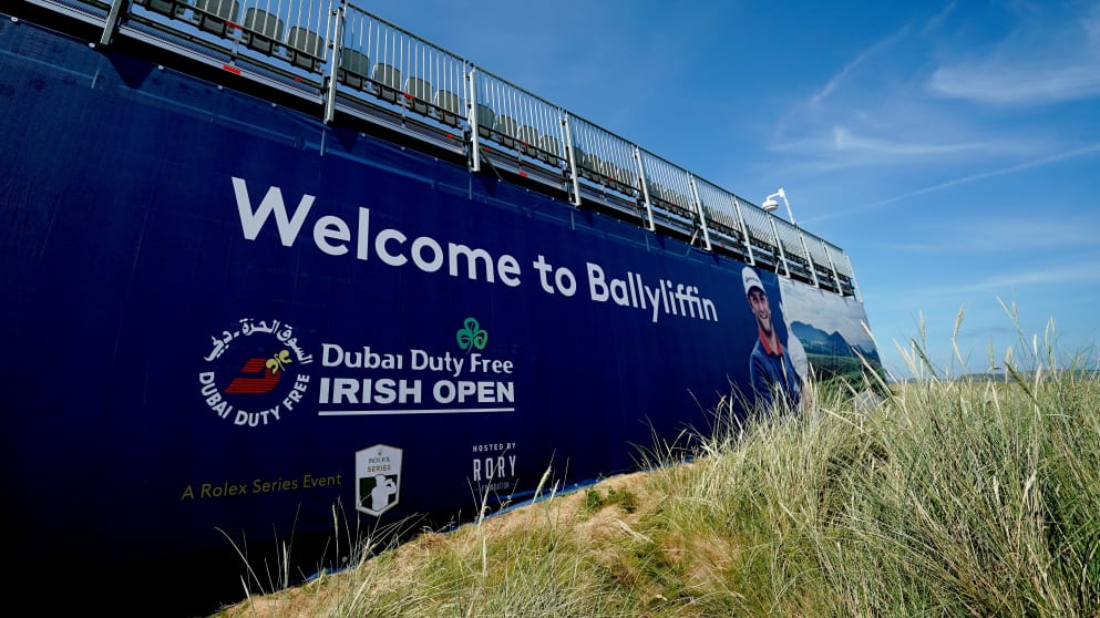 A general view prior to the Dubai Duty Free Irish Open at Ballyliffin Golf Club