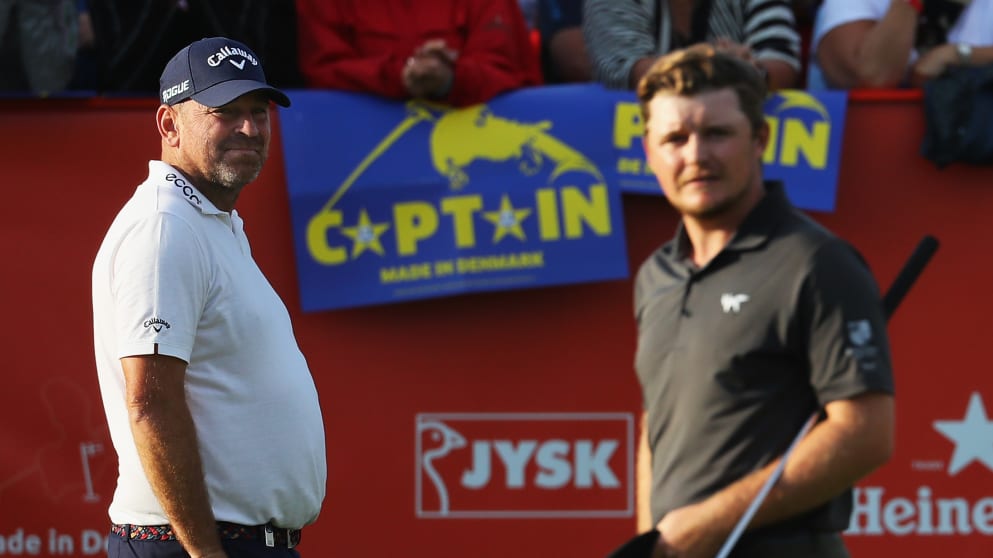 Thomas Bjørn and Eddie Pepperell
