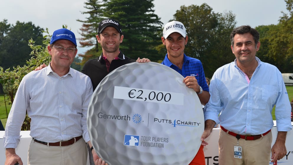 (l-r) Bruno Patroncini, Gregory Bourdy, Matteo Manassero and Jose Maria Zamora